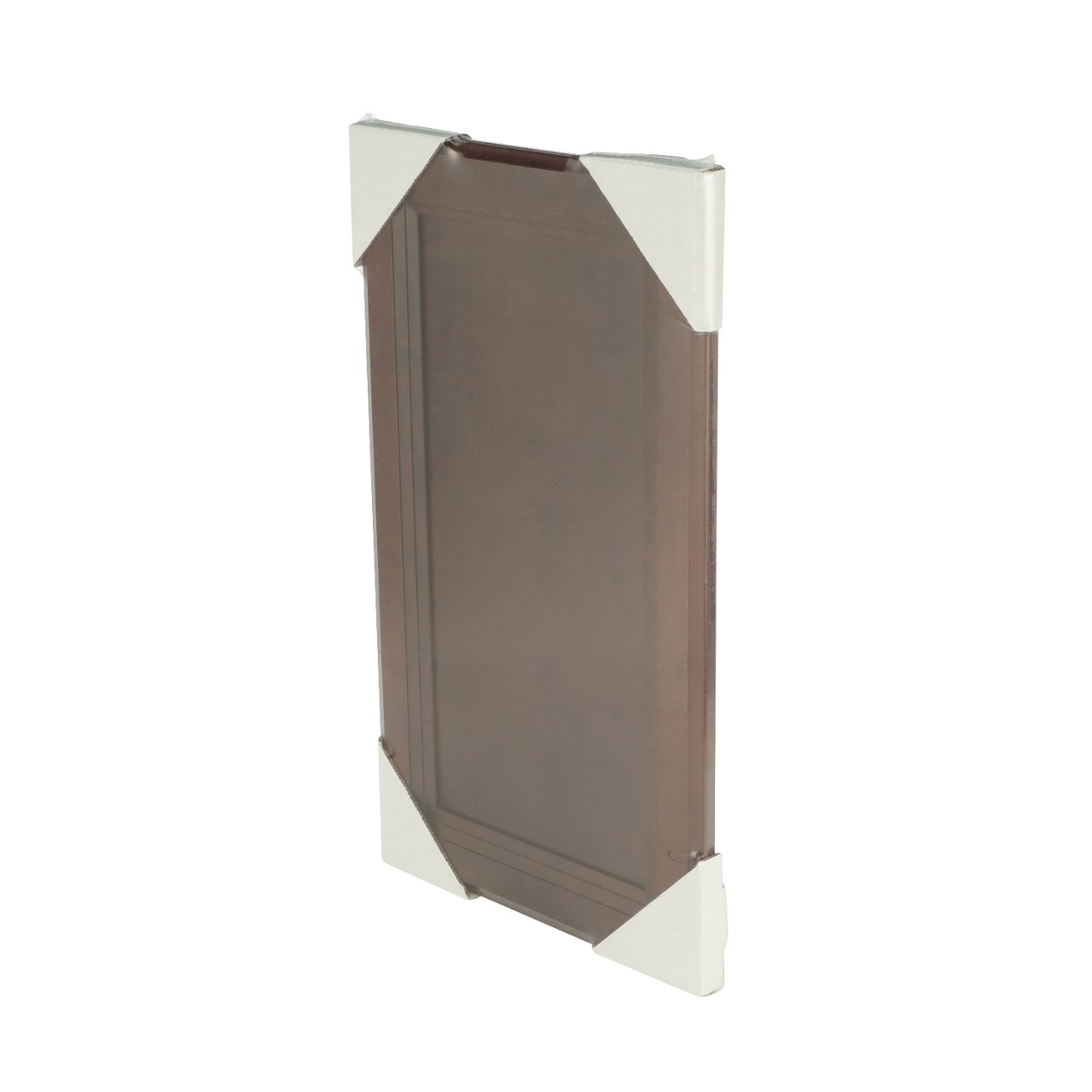Wood panel with corner protectors
